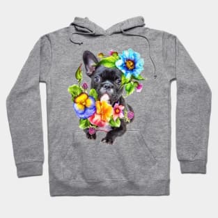 Cute Flowery Puppy Hoodie